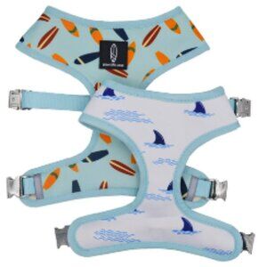 NWT ~ Pawcific Pup's "Surf's Pup Harness" Reversible Dog Harness, Size:  Large